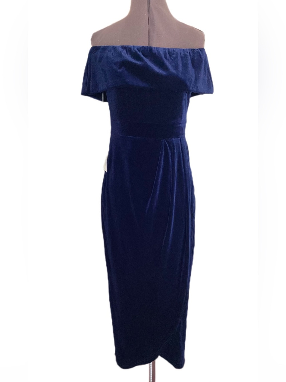 Matsumizuyu Velvet Off-Shoulder Maxi Dress S/M